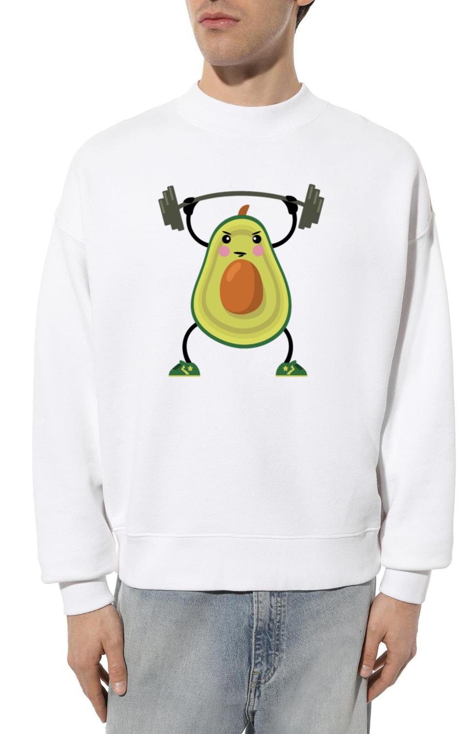 avocado fitness shirt, funny avocado fitness lover - Unisex Sweatshirt
