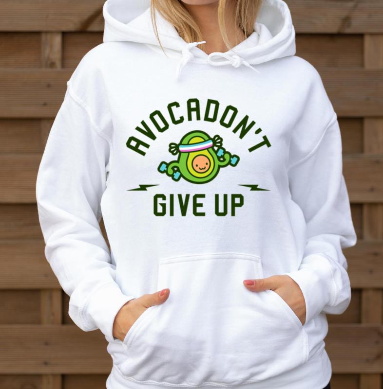 Avocadon't Give Up (Avocado Pun) - Unisex Hoodie