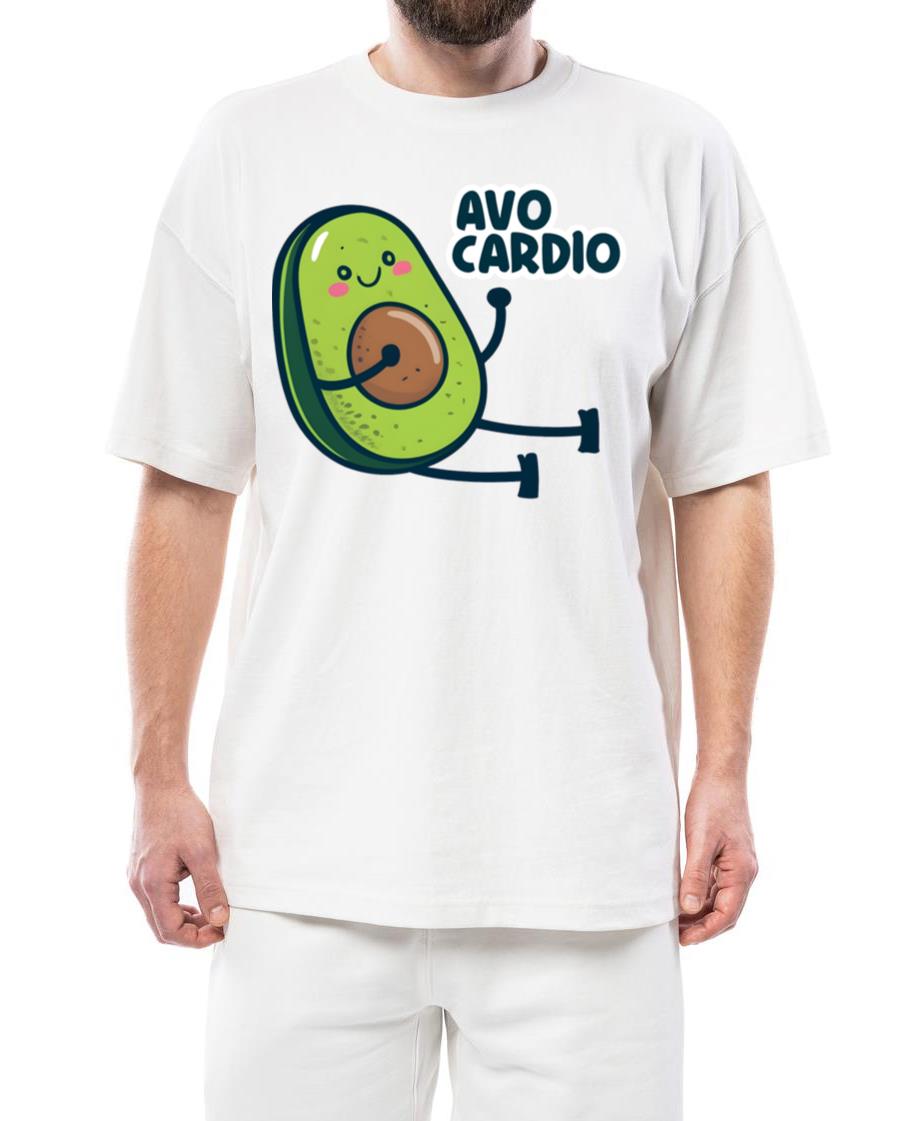 Avocardio Avocado Doing Workout - Unisex Standard T-Shirt