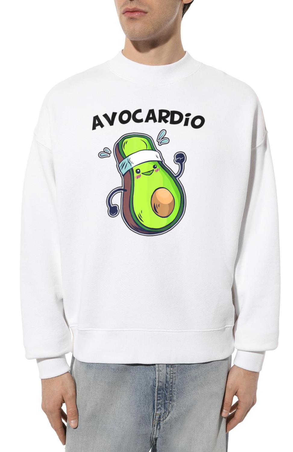 Avocardio Fitness Avocado Gym Vegan Guacamole - Unisex Sweatshirt