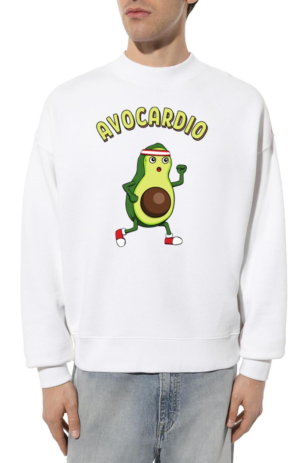 Avocardio Running Avocado Athlete Fitness - Unisex Sweatshirt