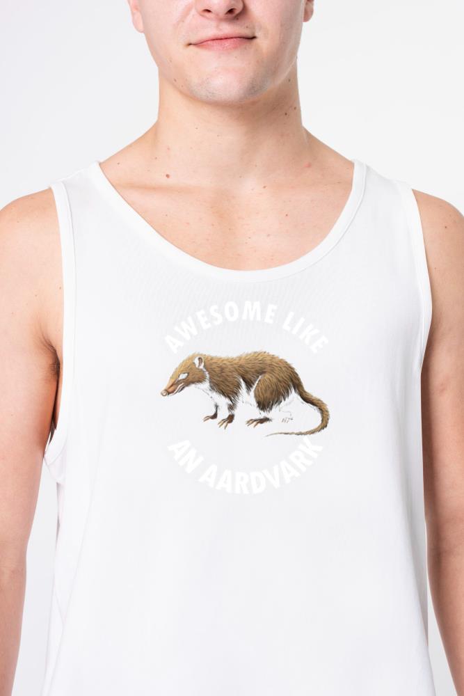 Awesome Like an Aardvark Funny Retro Animal - Unisex Tank Top