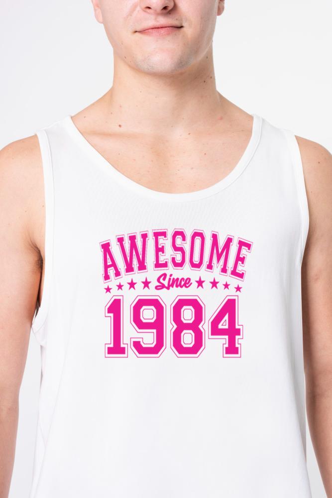 Awesome Since 1984 Birthday 1984 Vintage 1984_1 - Unisex Tank Top