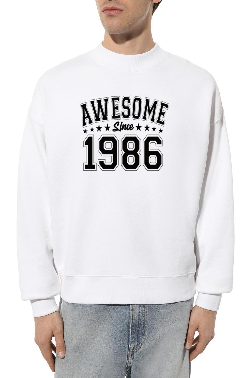 Awesome Since 1986 Birthday 1986 Vintage 1986 - Unisex Sweatshirt