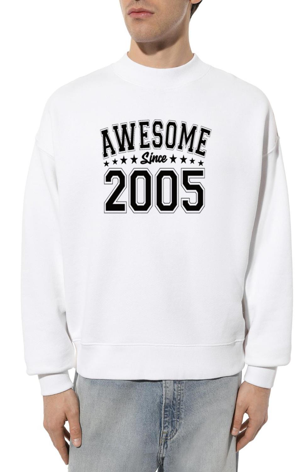 Awesome Since 2005 Birthday 2005 Vintage 2005_1 - Unisex Sweatshirt
