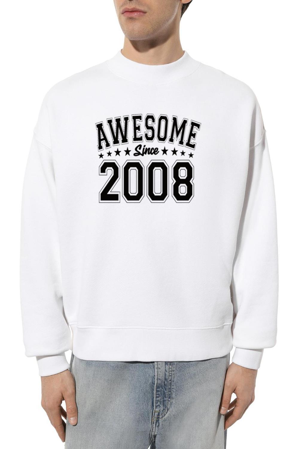 Awesome Since 2008 Birthday 2008 Vintage 2008_1 - Unisex Sweatshirt