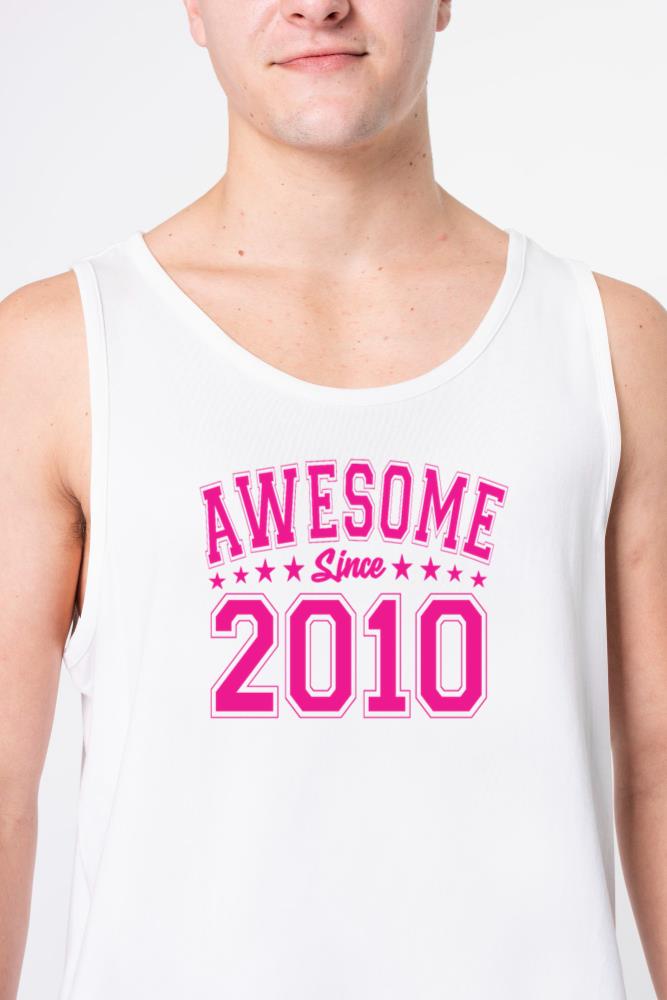 Awesome Since 2010 Birthday 2010 Vintage 2010 - Unisex Tank Top