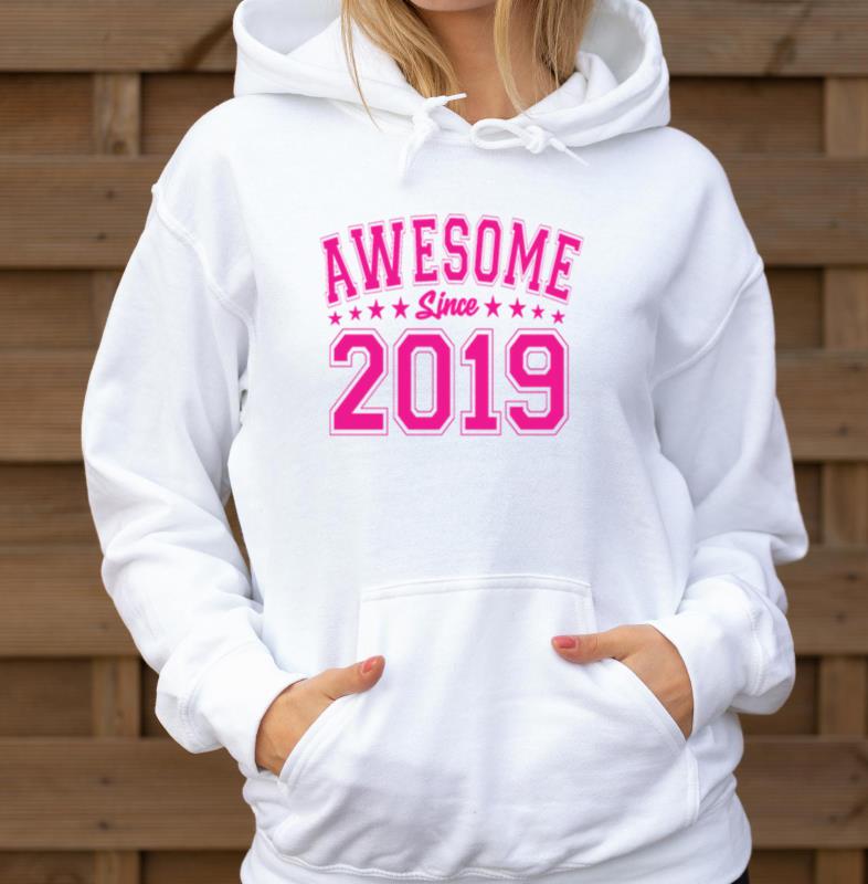 Awesome Since 2019 Birthday 2019 Vintage 2019_1 - Unisex Hoodie