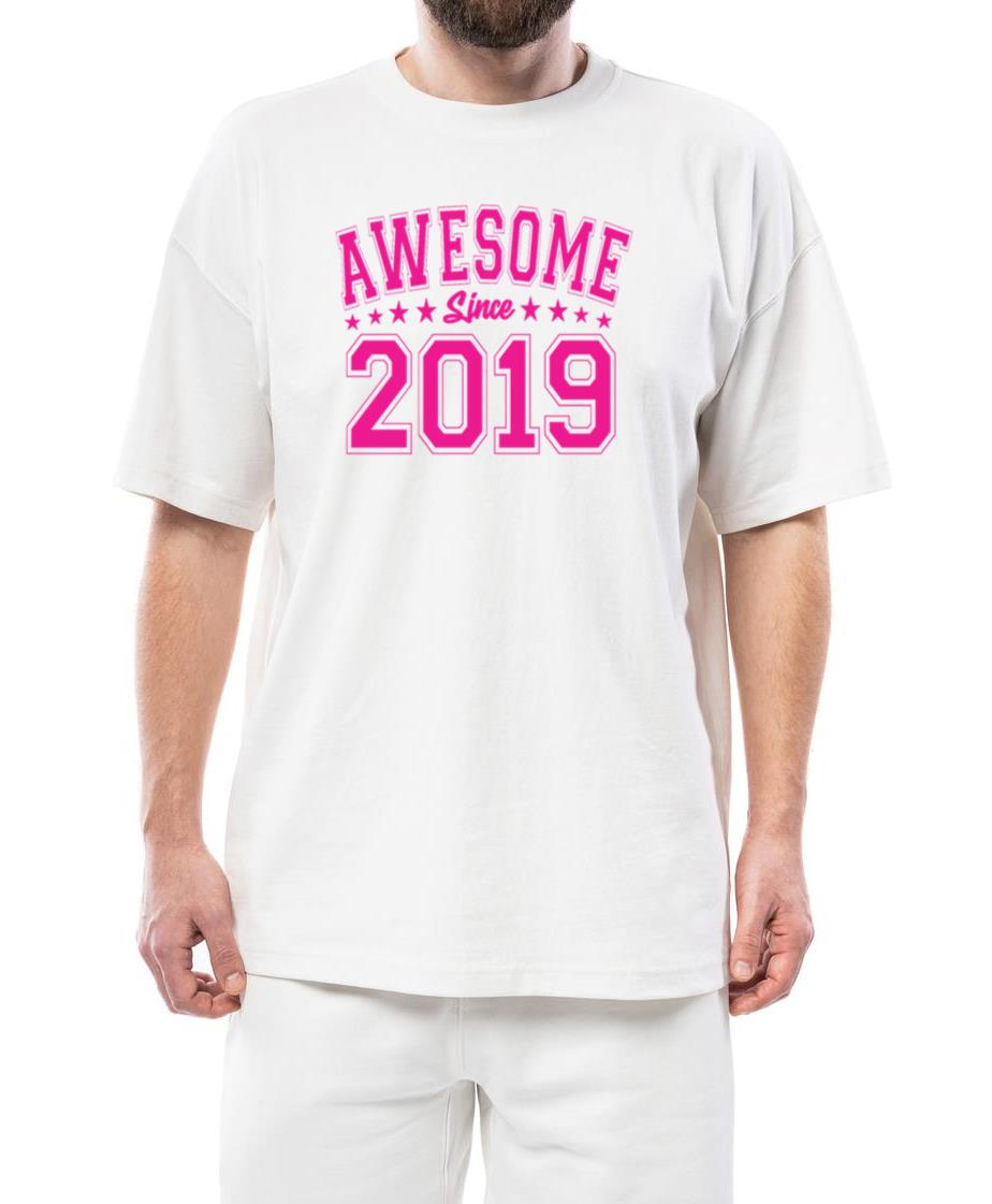 Awesome Since 2019 Birthday 2019 Vintage 2019_1 - Unisex Standard T-Shirt