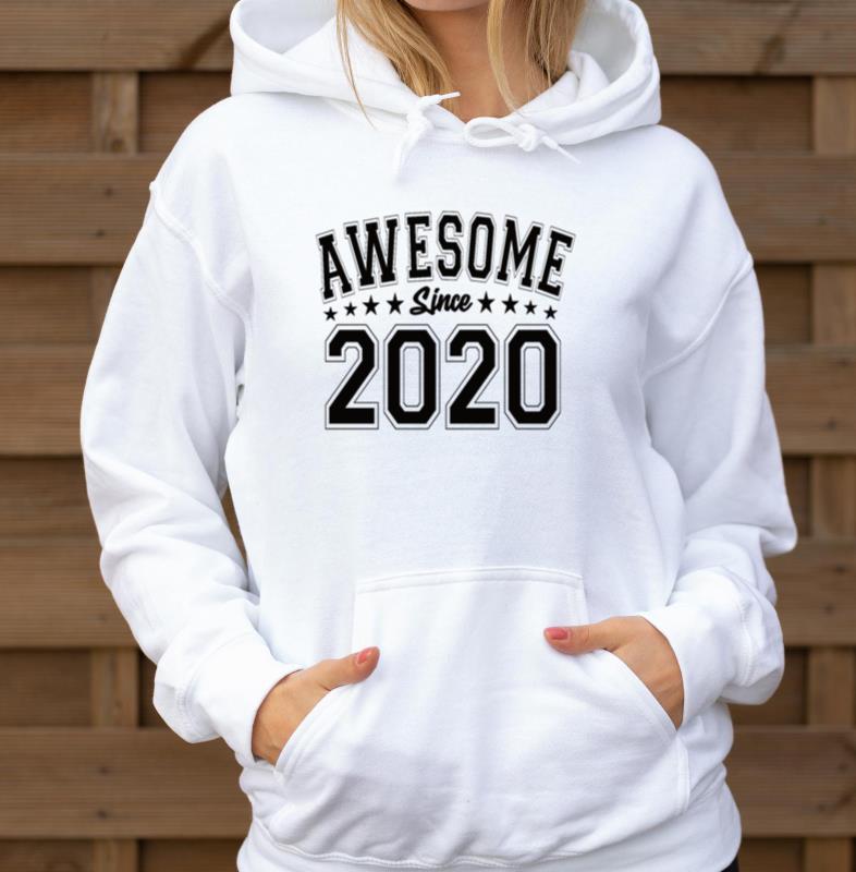 Awesome Since 2020 Birthday 2020 Vintage 2020_1 - Unisex Hoodie