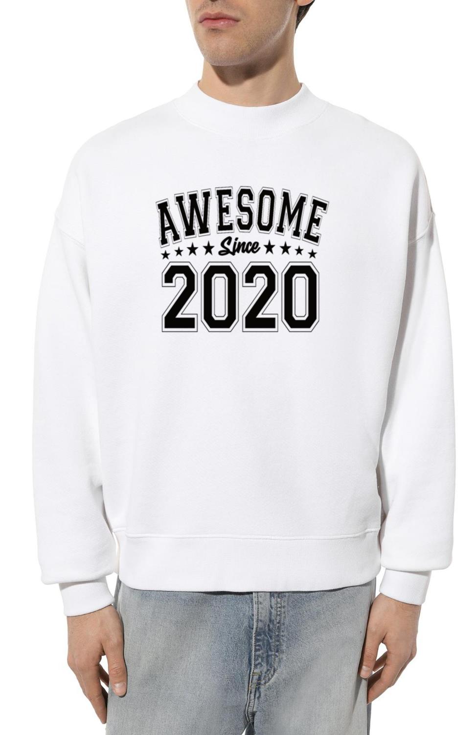 Awesome Since 2020 Birthday 2020 Vintage 2020_1 - Unisex Sweatshirt