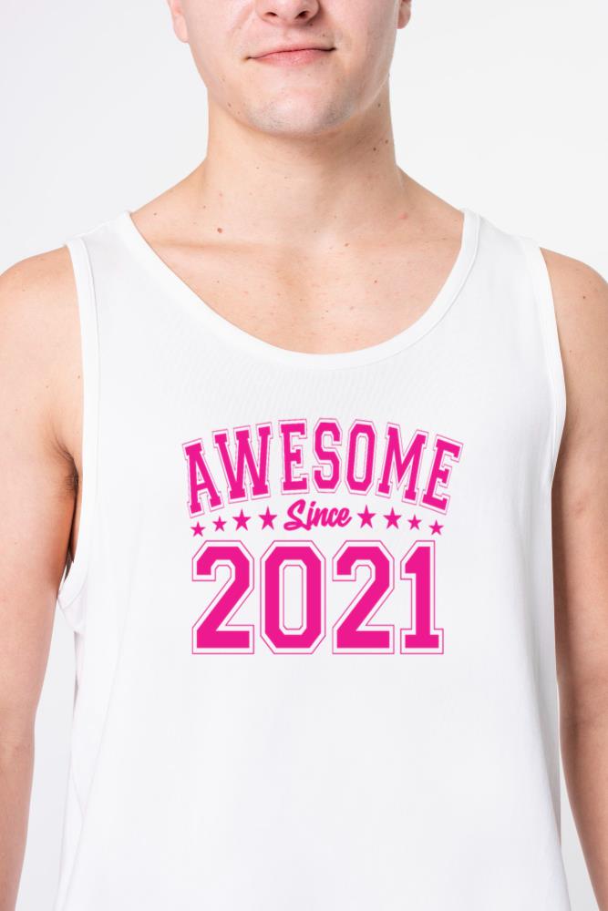 Awesome Since 2021 Birthday 2021 Vintage 2021_1 - Unisex Tank Top