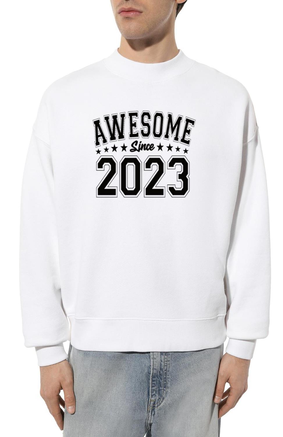 Awesome Since 2023 Birthday 2023 Vintage 2023 - Unisex Sweatshirt