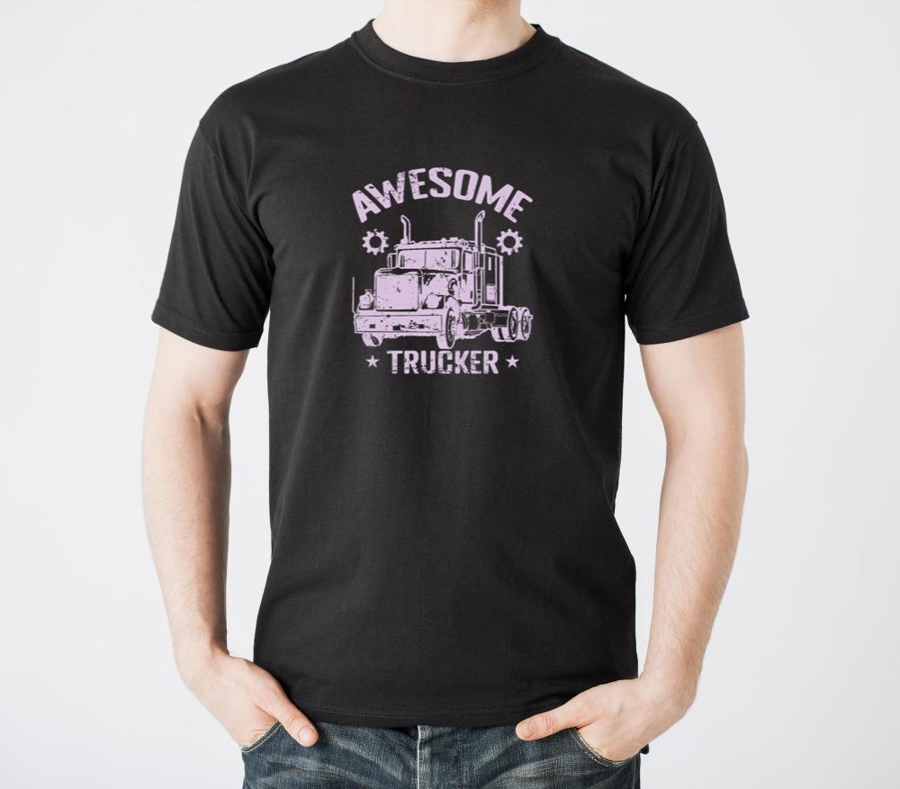 Awesome Trucker Occupation Delivery - Unisex Standard T-Shirt