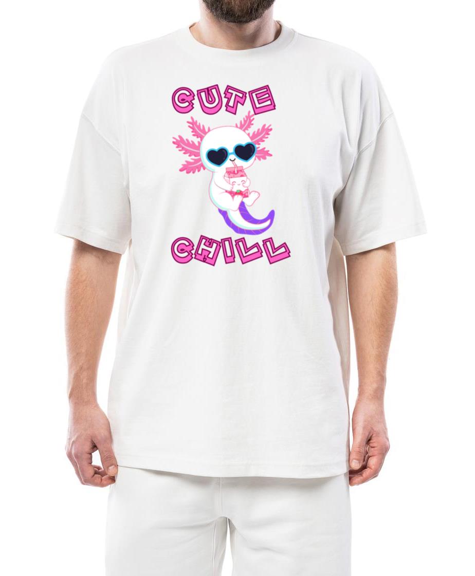 Axolotl Animal Cute Chill Colorful T-Shirt - Unisex Standard T-Shirt
