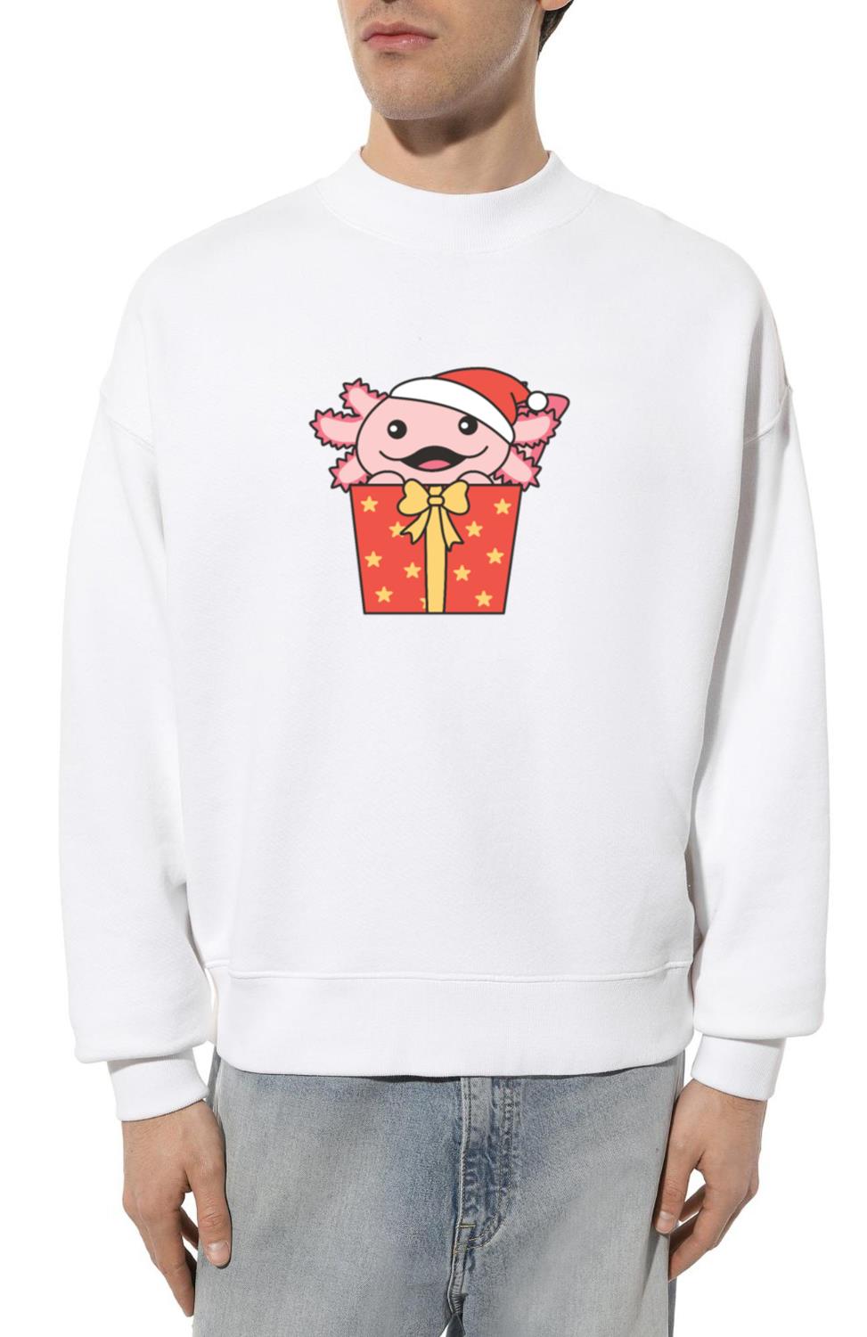 Axolotl Christmas Gift Winter Animals - Unisex Sweatshirt