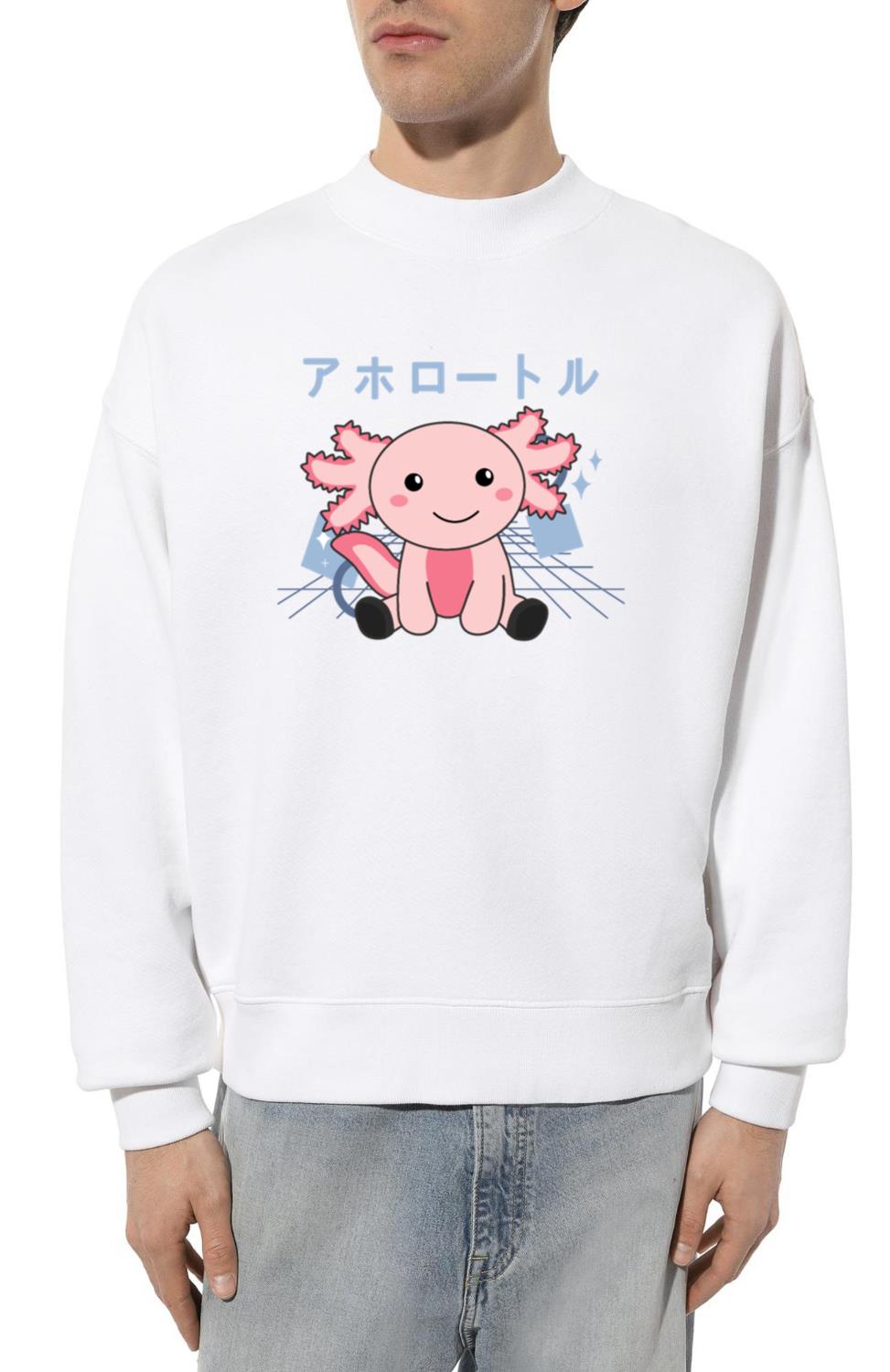 Axolotl Lovers Cute Animals Relax Sweet Axolotl - Unisex Sweatshirt