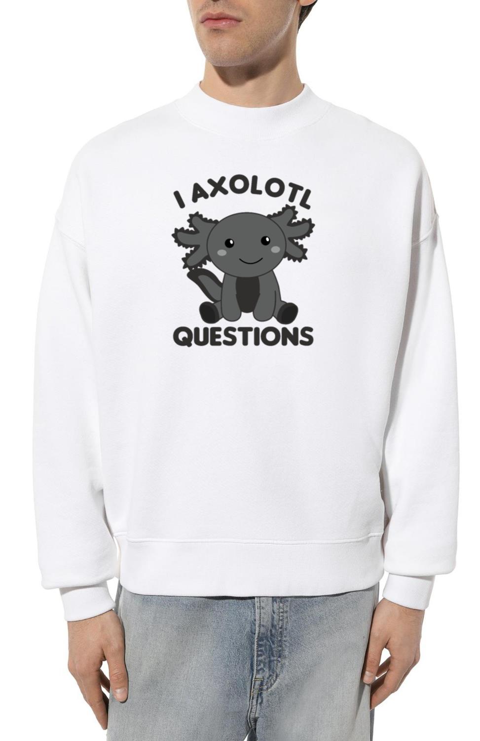 Axolotl Lovers Sweet Animals For Children Pink - Unisex Sweatshirt