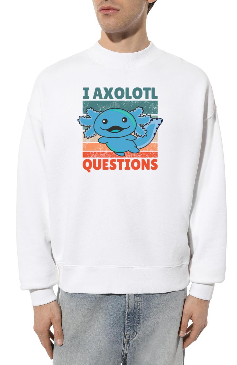 Axolotl Lovers Sweet Animals Kids GFP Axolotl - Unisex Sweatshirt