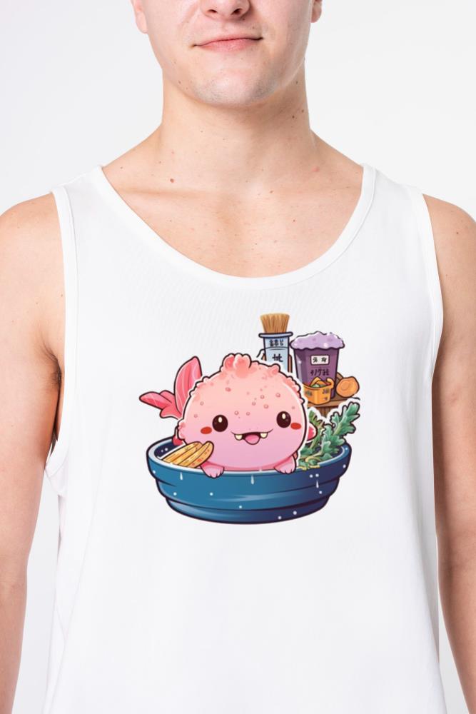 Axolotl Ramen Anime Kawaii Japanese Noodles Girls - Unisex Tank Top