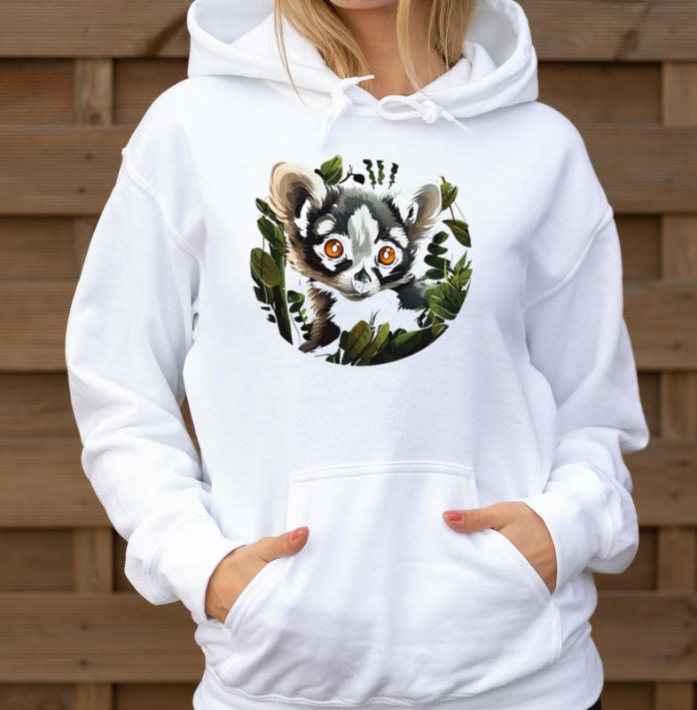 Aye Aye Face Aye-aye Nocturnal Lemur Animal_1 - Unisex Hoodie