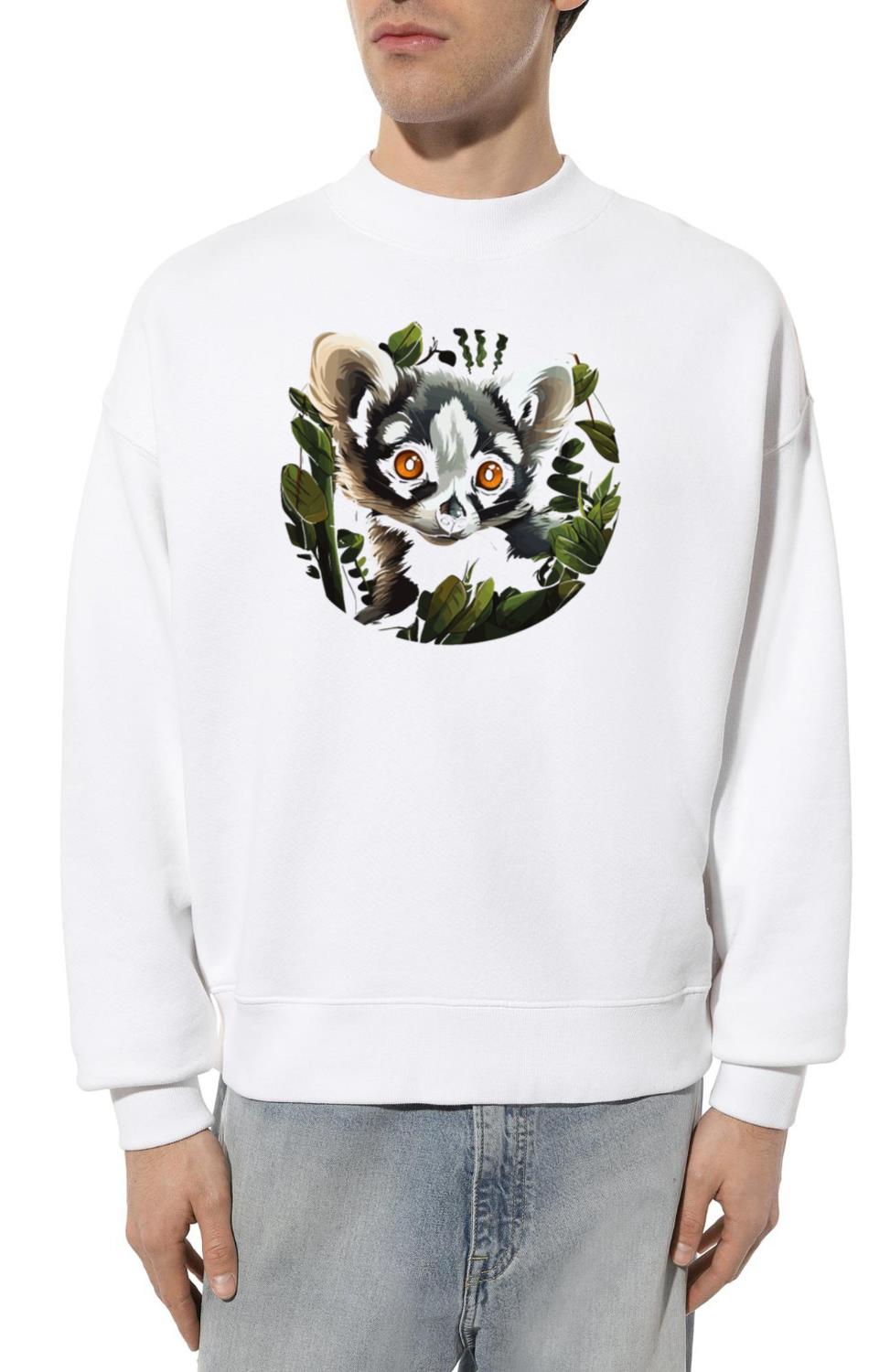 Aye Aye Face Aye-aye Nocturnal Lemur Animal_1 - Unisex Sweatshirt