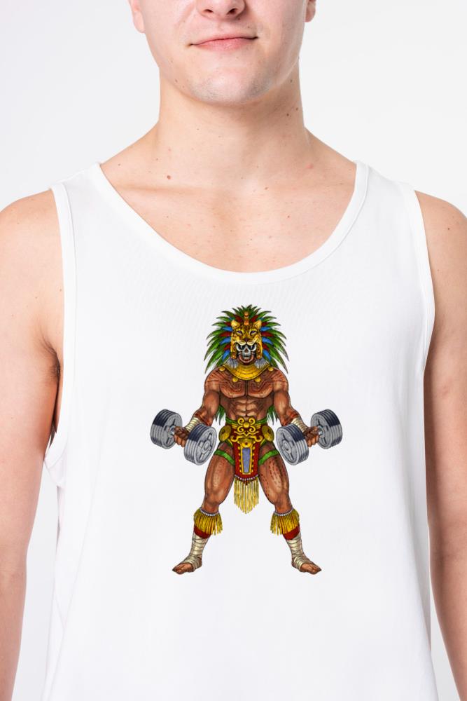Aztec Warrior Bodybuilder - Unisex Tank Top