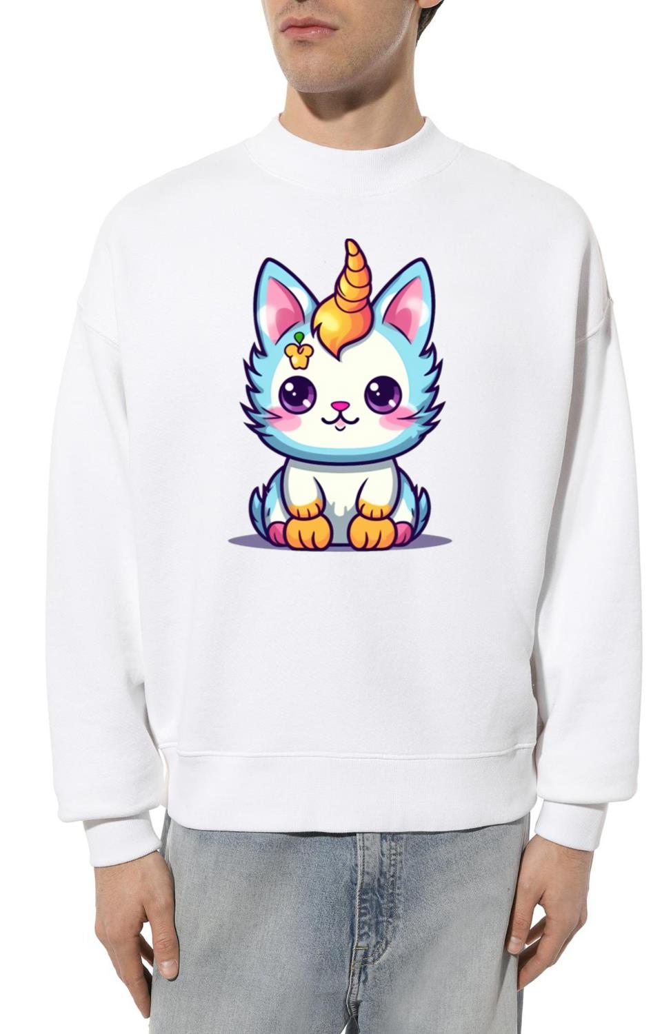 Baby cat unicorn - Unisex Sweatshirt
