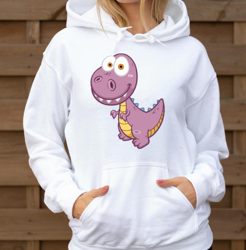 baby dinosaur animal wildlife reptile - Unisex Hoodie