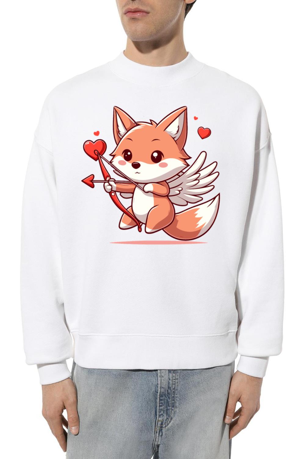 Baby Fox Cupid - Unisex Sweatshirt