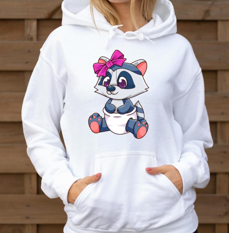 Baby Little Raccoon Cute Animal Lover - Unisex Hoodie