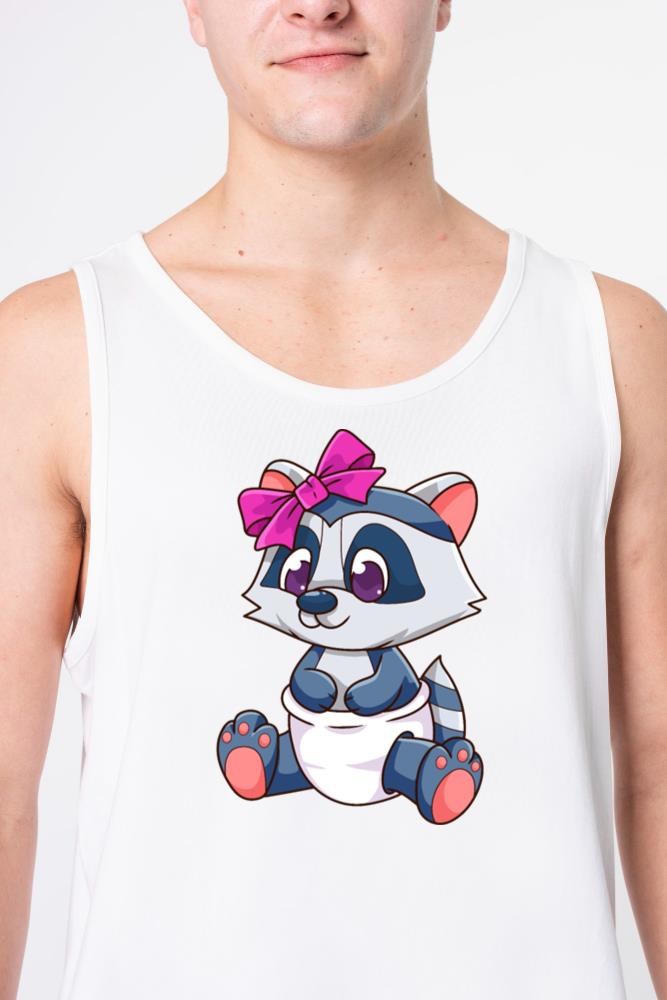 Baby Little Raccoon Cute Animal Lover - Unisex Tank Top