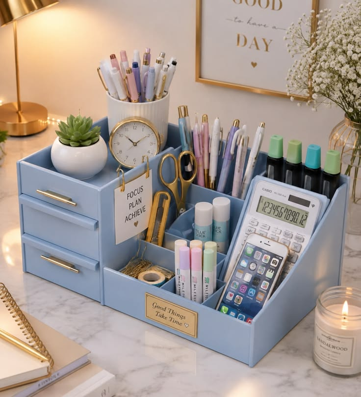 Personalized Desk Organizers for Student Dorms
