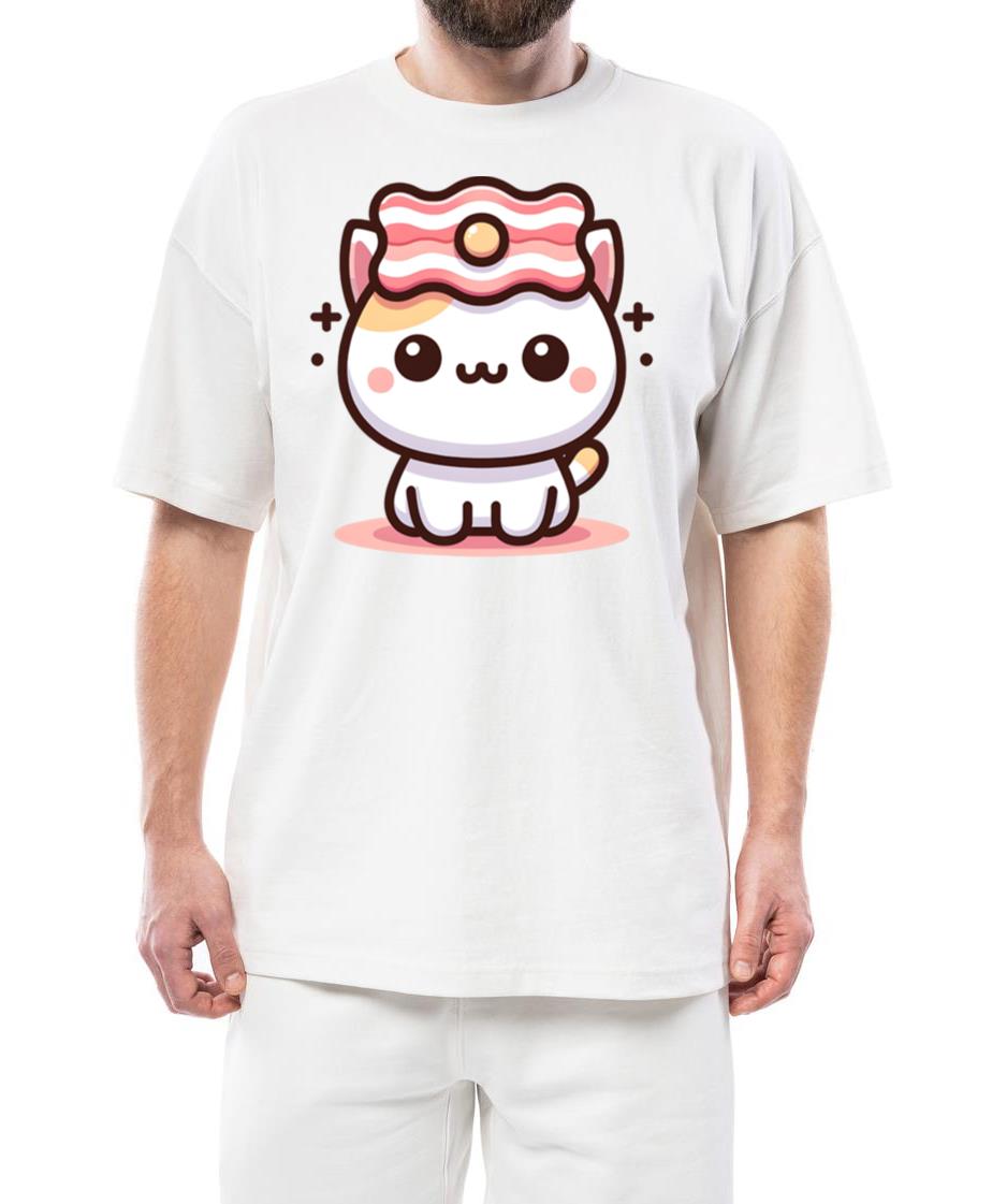Bacon Hat Cat - Unisex Standard T-Shirt