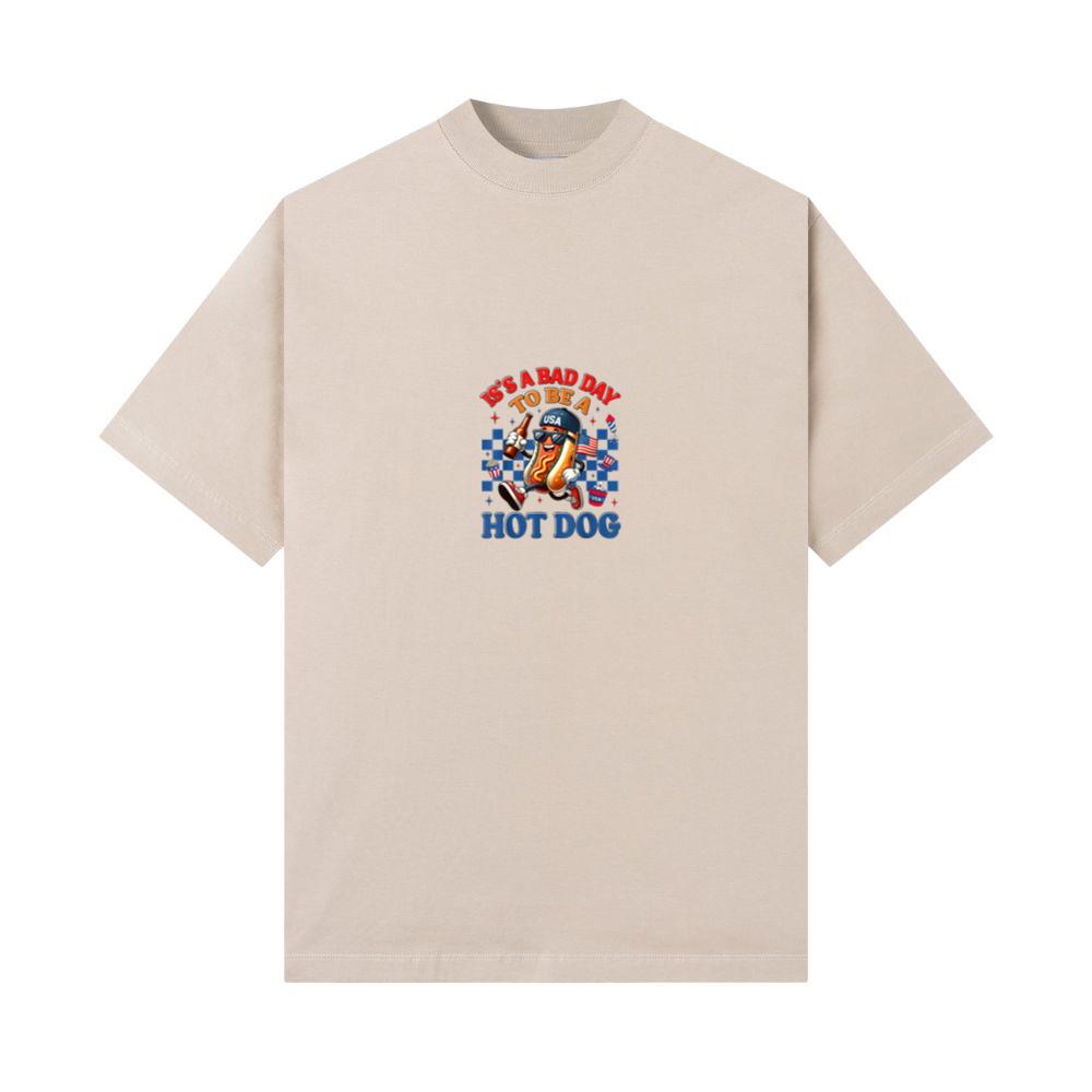 Bad Day To Be A Hot Dog Funny Hot Dog 4th Of July Patriotic Men Women 3
