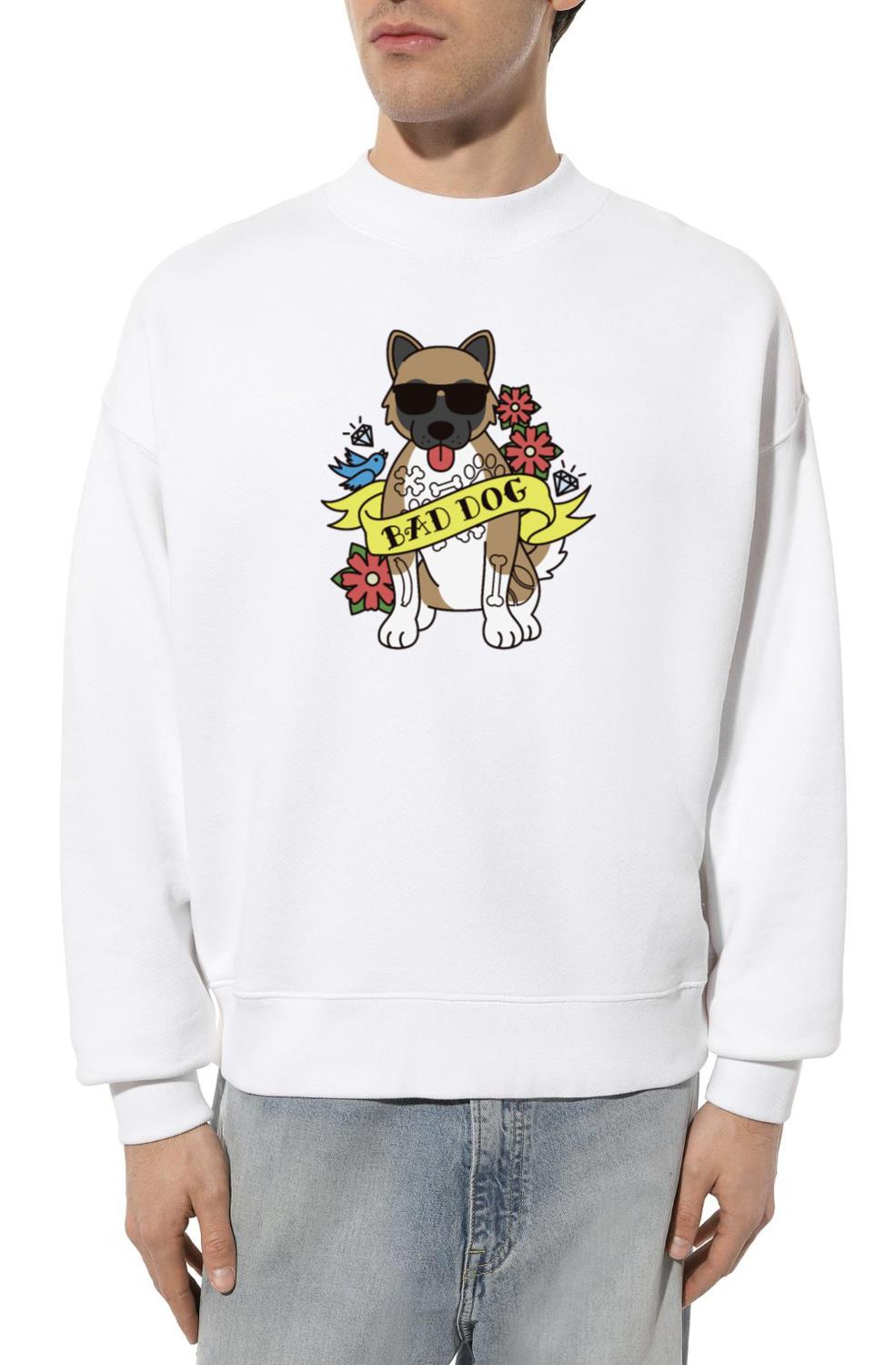 Bad Dog Tattoo Akita - Unisex Sweatshirt