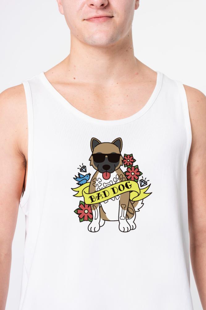 Bad Dog Tattoo Akita - Unisex Tank Top