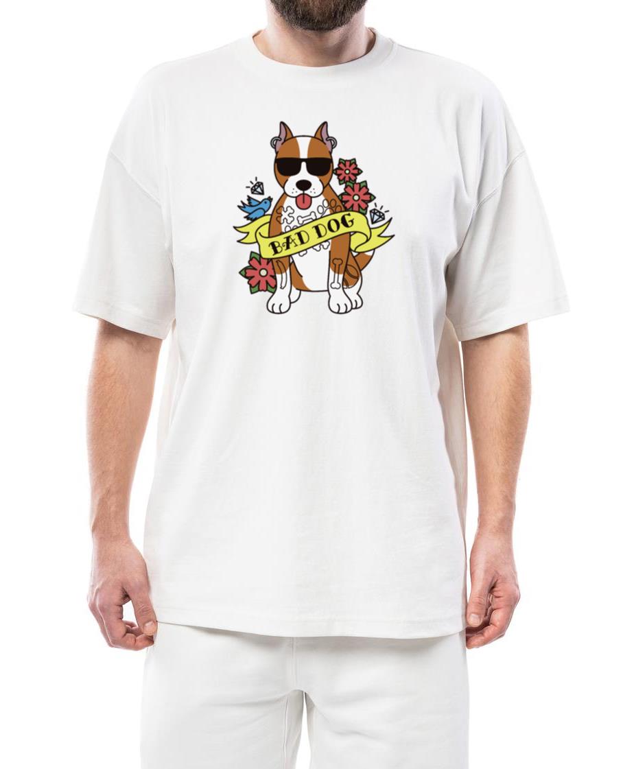 Bad Dog Tattoo American Staffordshire Terrier - Unisex Standard T-Shirt