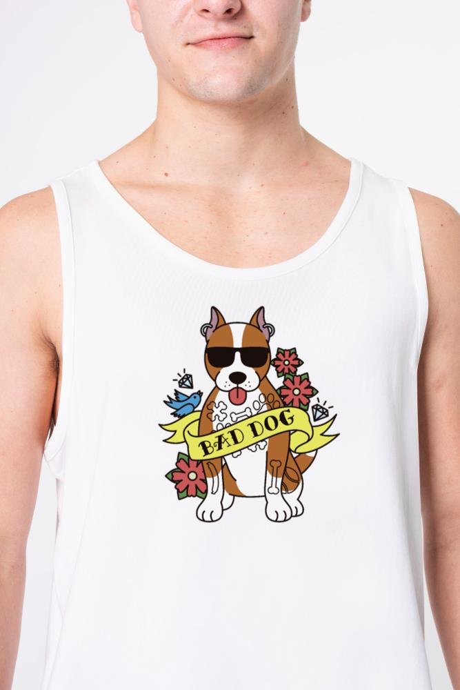Bad Dog Tattoo American Staffordshire Terrier - Unisex Tank Top