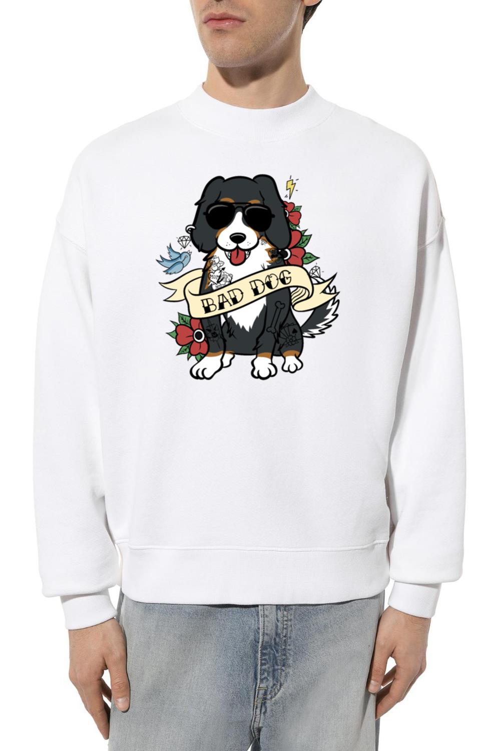 Bad Dog Tattoo Bernese Mountain - Unisex Sweatshirt