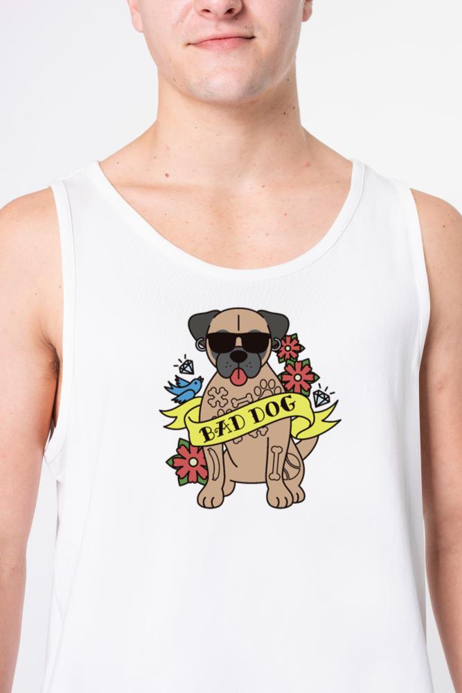 Bad Dog Tattoo Bullmastiff - Unisex Tank Top