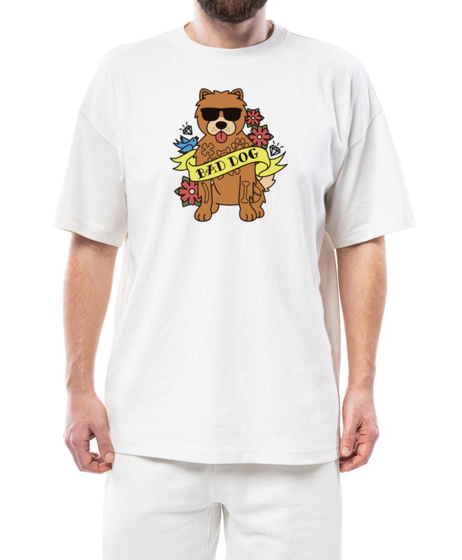 Bad Dog Tattoo Chow Chow - Unisex Standard T-Shirt