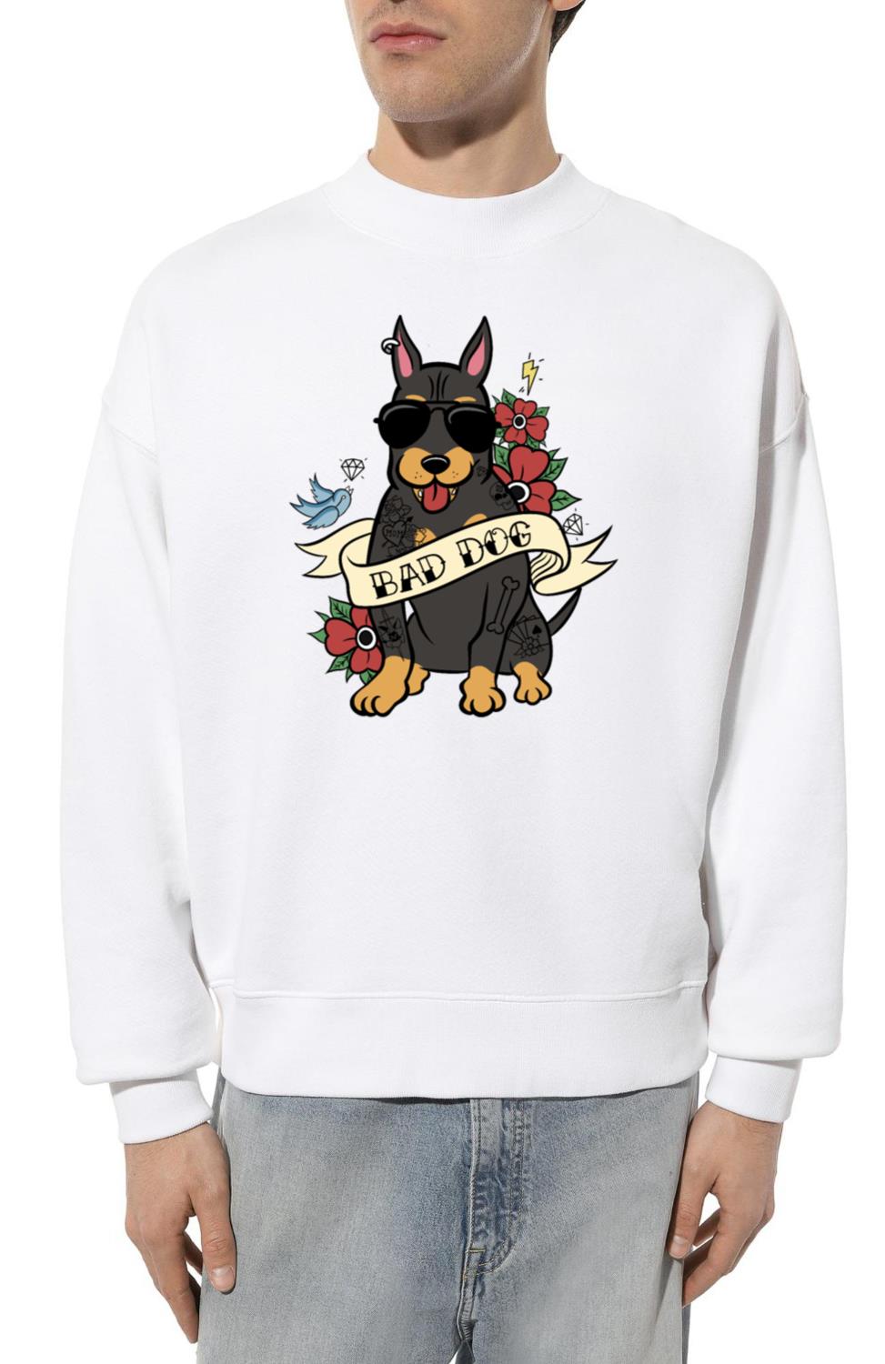 Bad Dog Tattoo Doberman - Unisex Sweatshirt