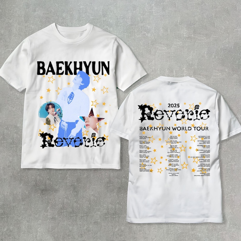 Baekhyun Reverie Tour 2025 T-Shirt, 2025 Baekhyun World Tour Shirt
