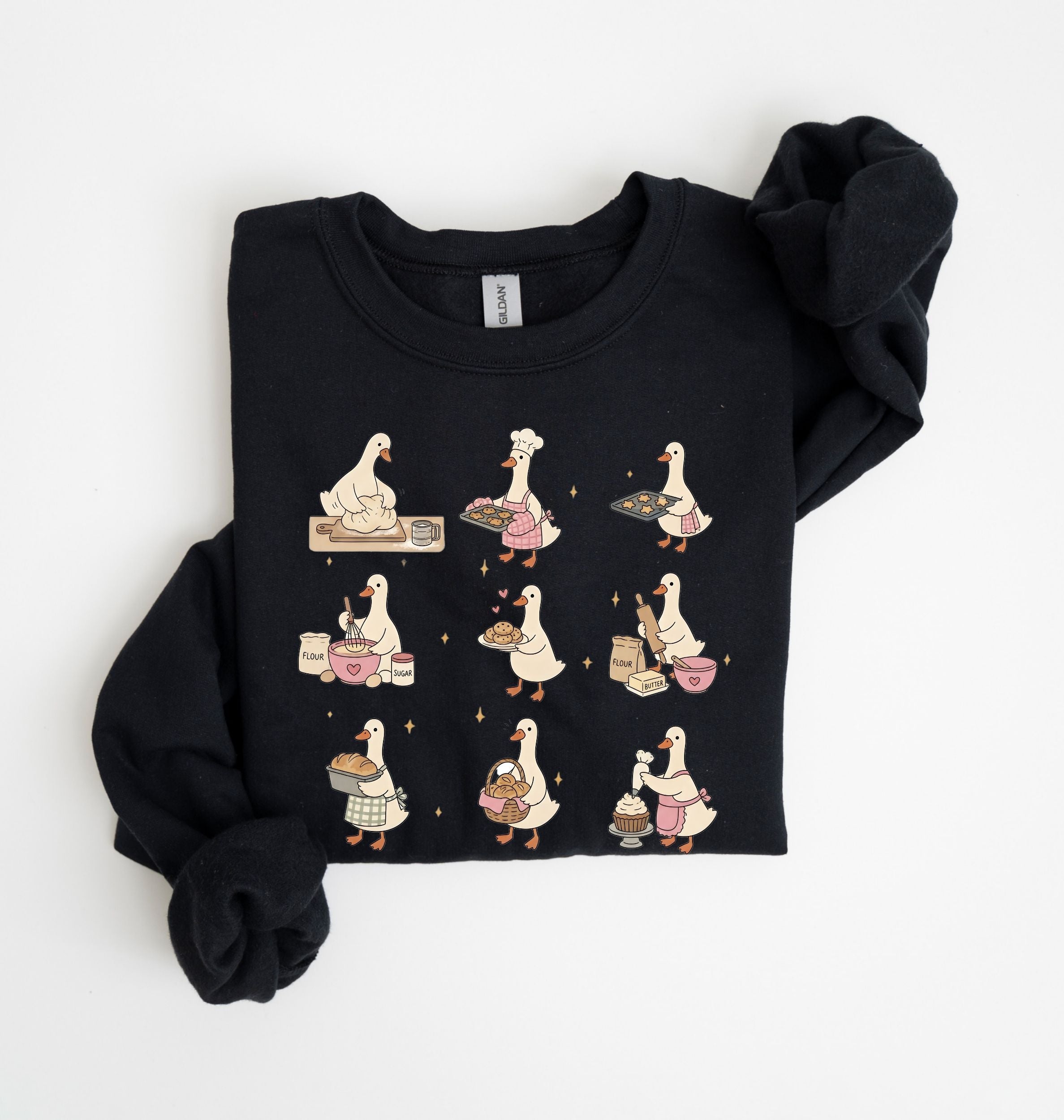 Baking Goose Sweatshirt | Cute Baker Gift 1