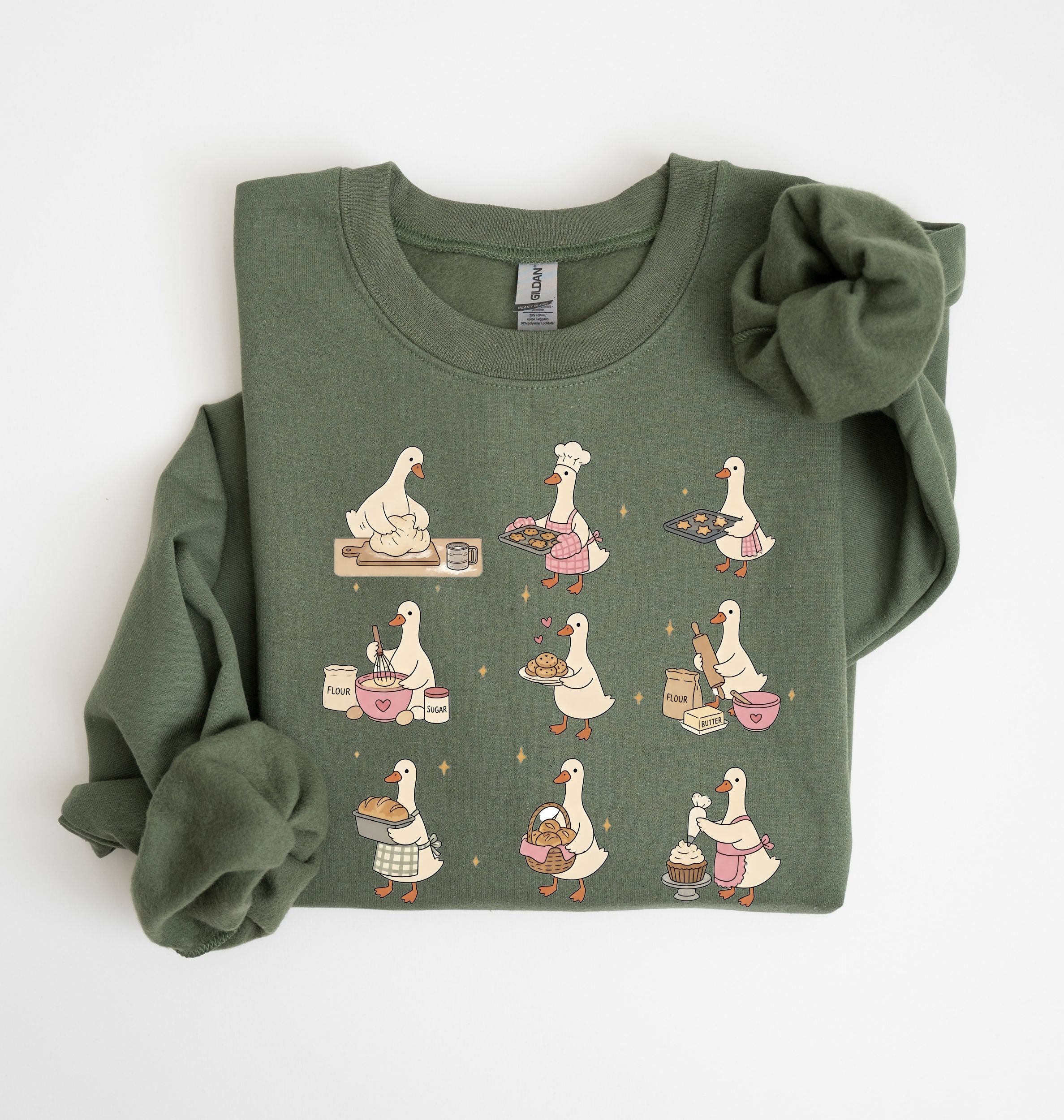 Baking Goose Sweatshirt | Cute Baker Gift 4
