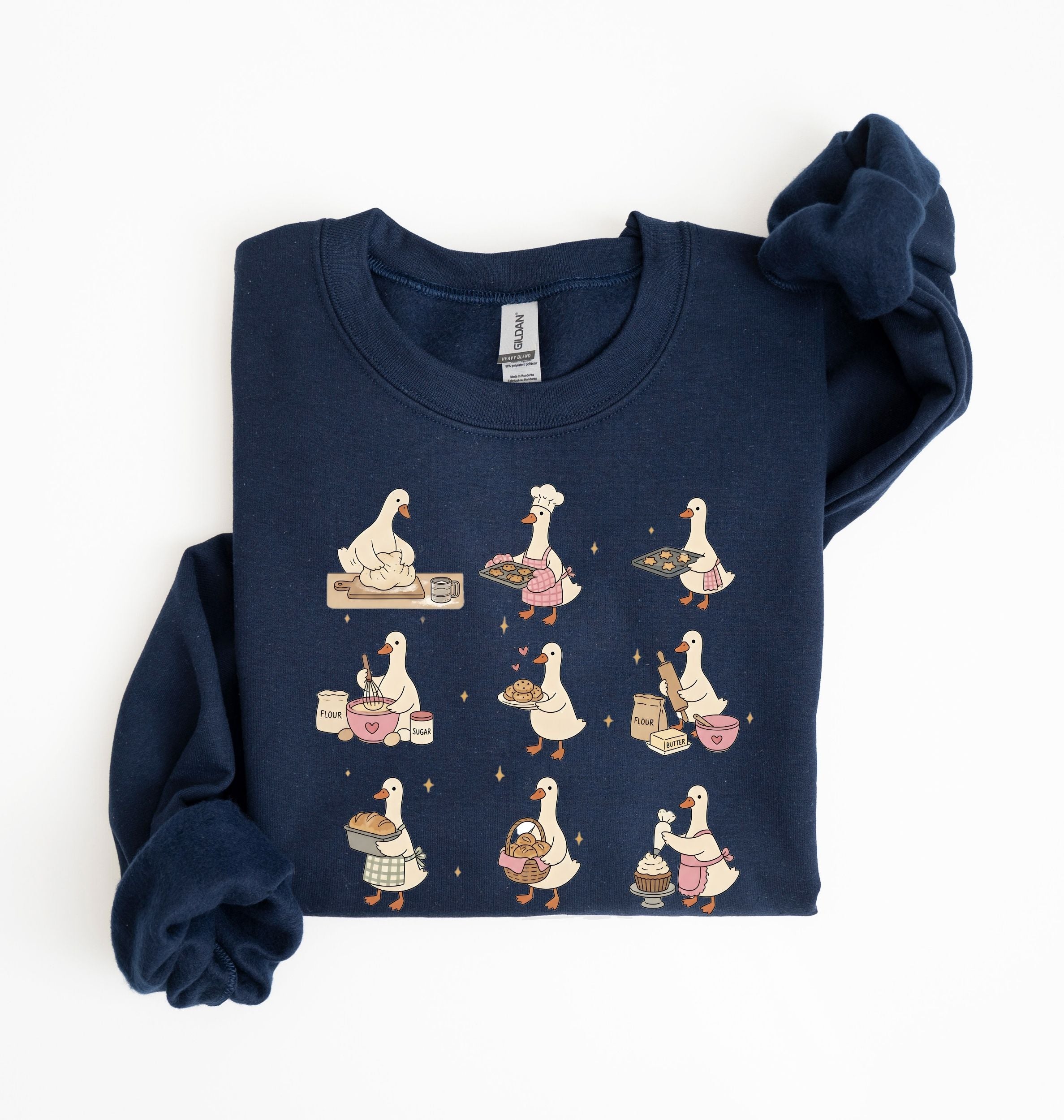 Baking Goose Sweatshirt | Cute Baker Gift 5