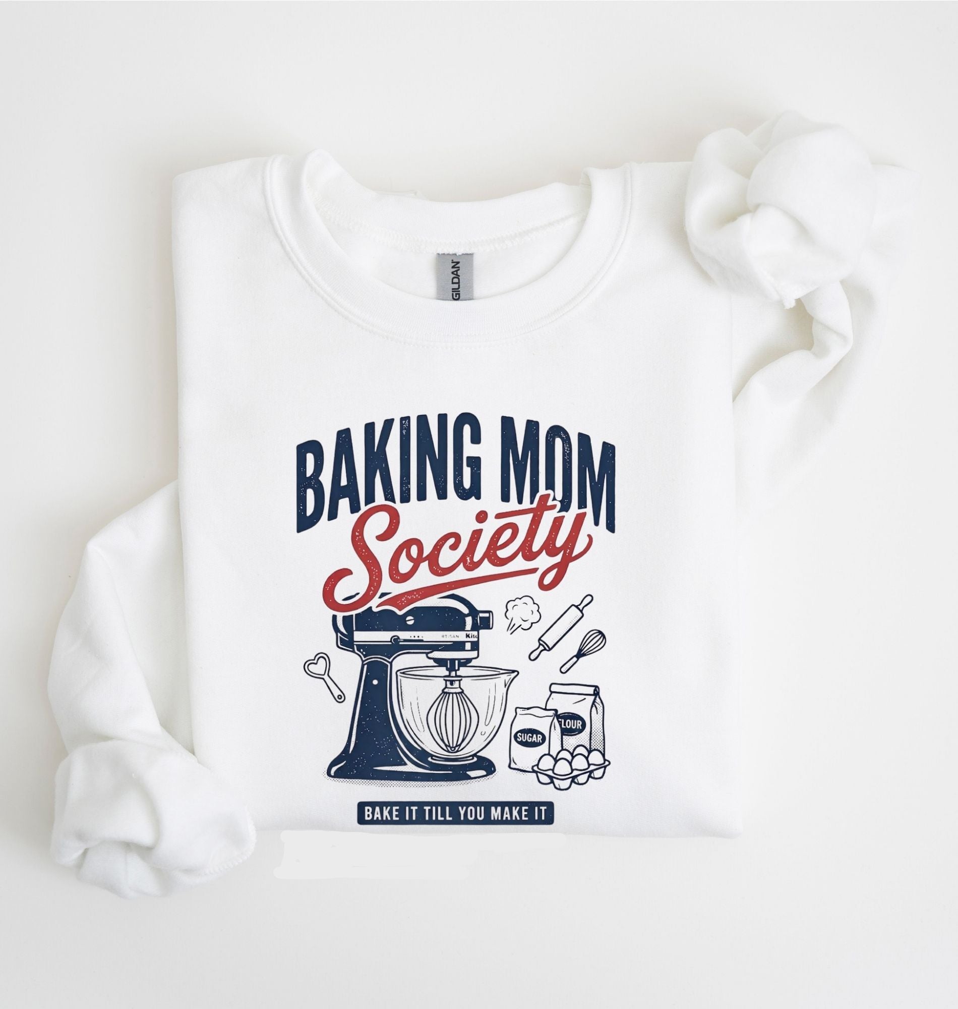 Baking Mom Society Sweatshirt | Baker Mom Gift 4