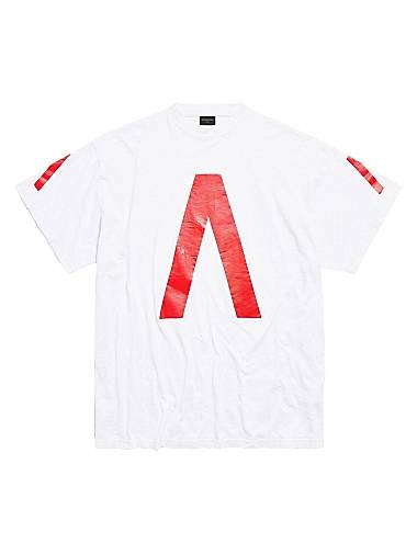 Balenciaga Archive Series Connected Oversized T-Shirt White