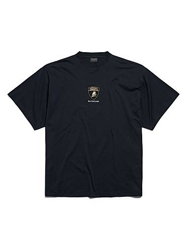 Balenciaga Balenciaga x Automobili Lamborghini Oversized T-Shirt Black Faded